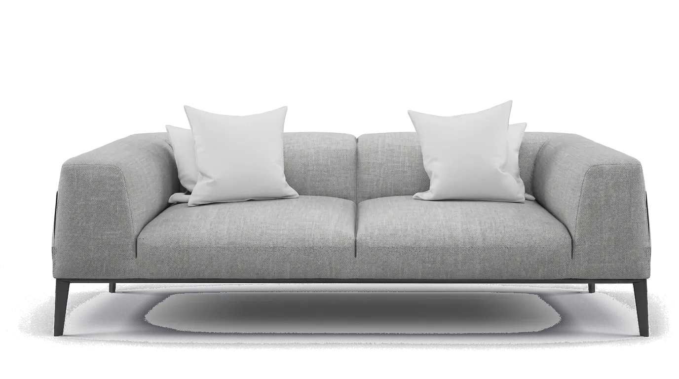 Contemporary grey sofa for sitting room
