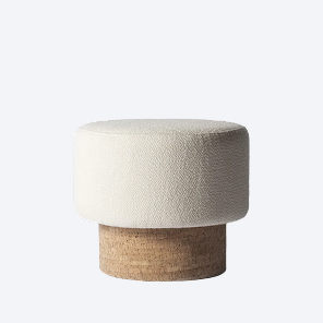 Low Boucle Stool