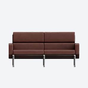Minimalist Leather Sofa — view 1
